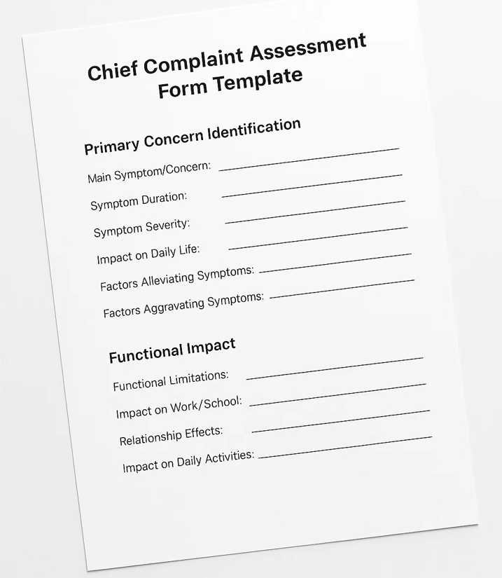 Complaint Assessment Form Download